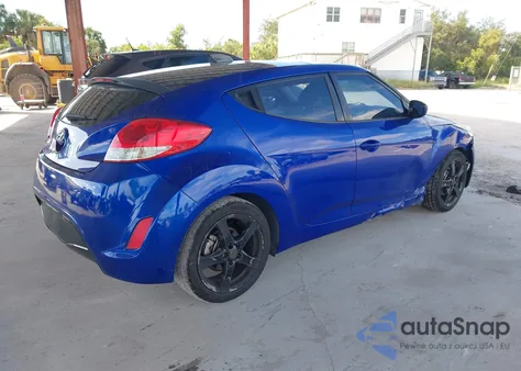 2012 Hyundai Veloster Base W/Gray from USA, damaged, VIN KMHTC6AD2CU065076